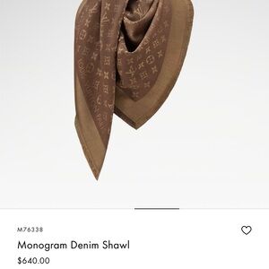 Louis Vuitton Monogram Denim Shawl